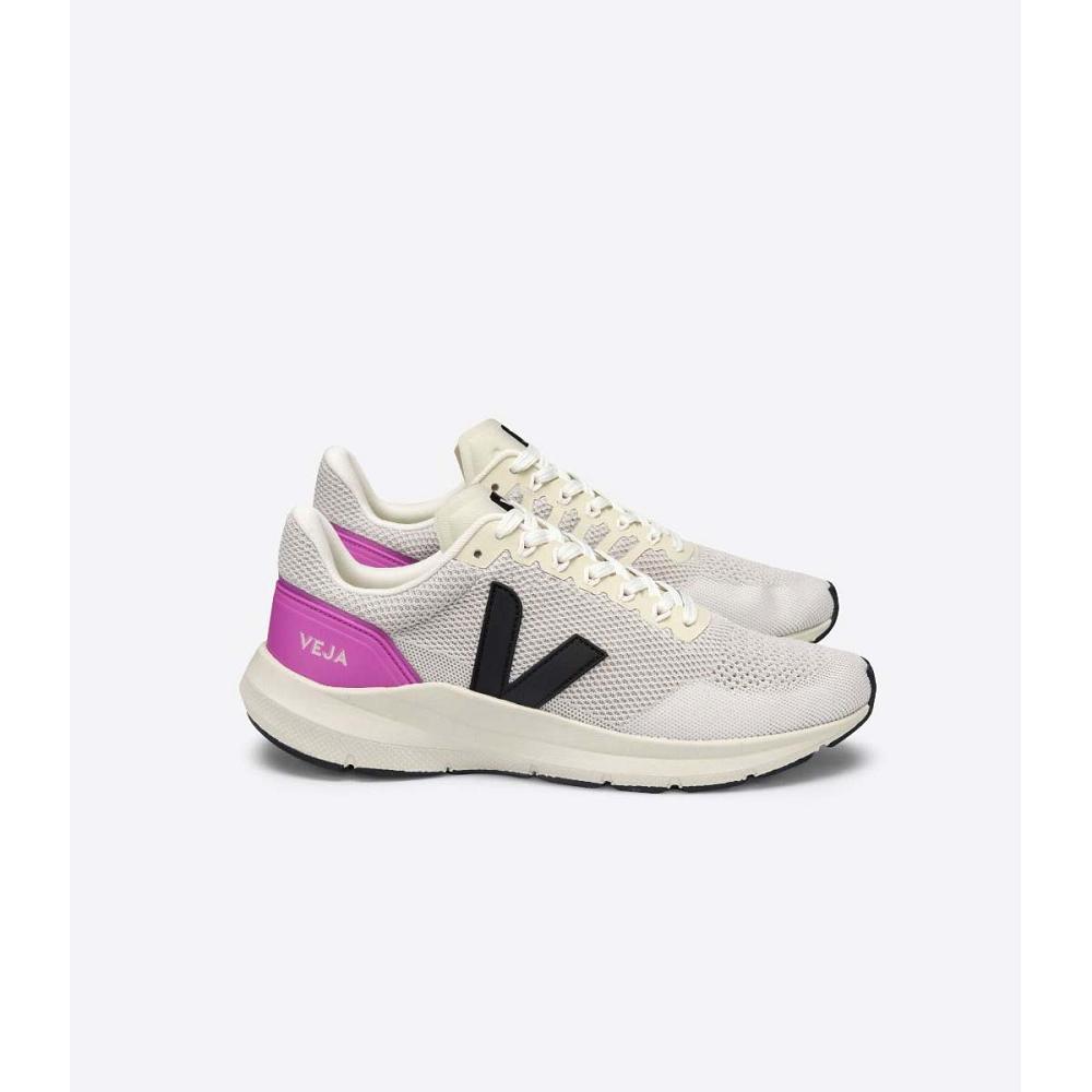 παπουτσια ανδρικα Veja MARLIN V-KNIT White/Purple | GR 242TCE